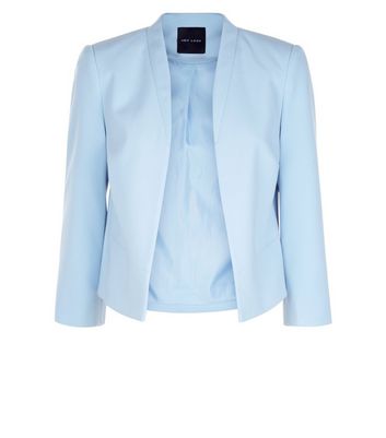 Light blue 2024 cropped blazer