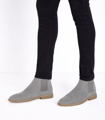 pale grey boots