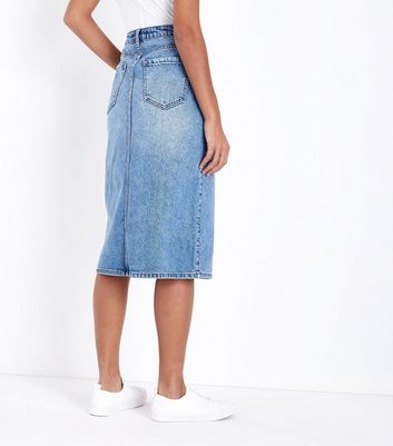 new look jean skirts