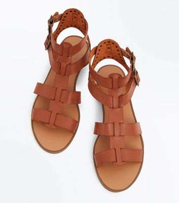 new look tan gladiator sandals