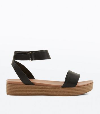 new look flatform trainers