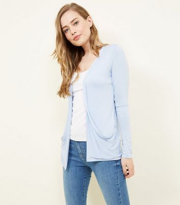 longline jersey cardigan