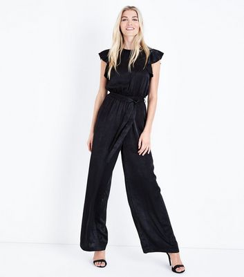 frill sleeve jumpsuit