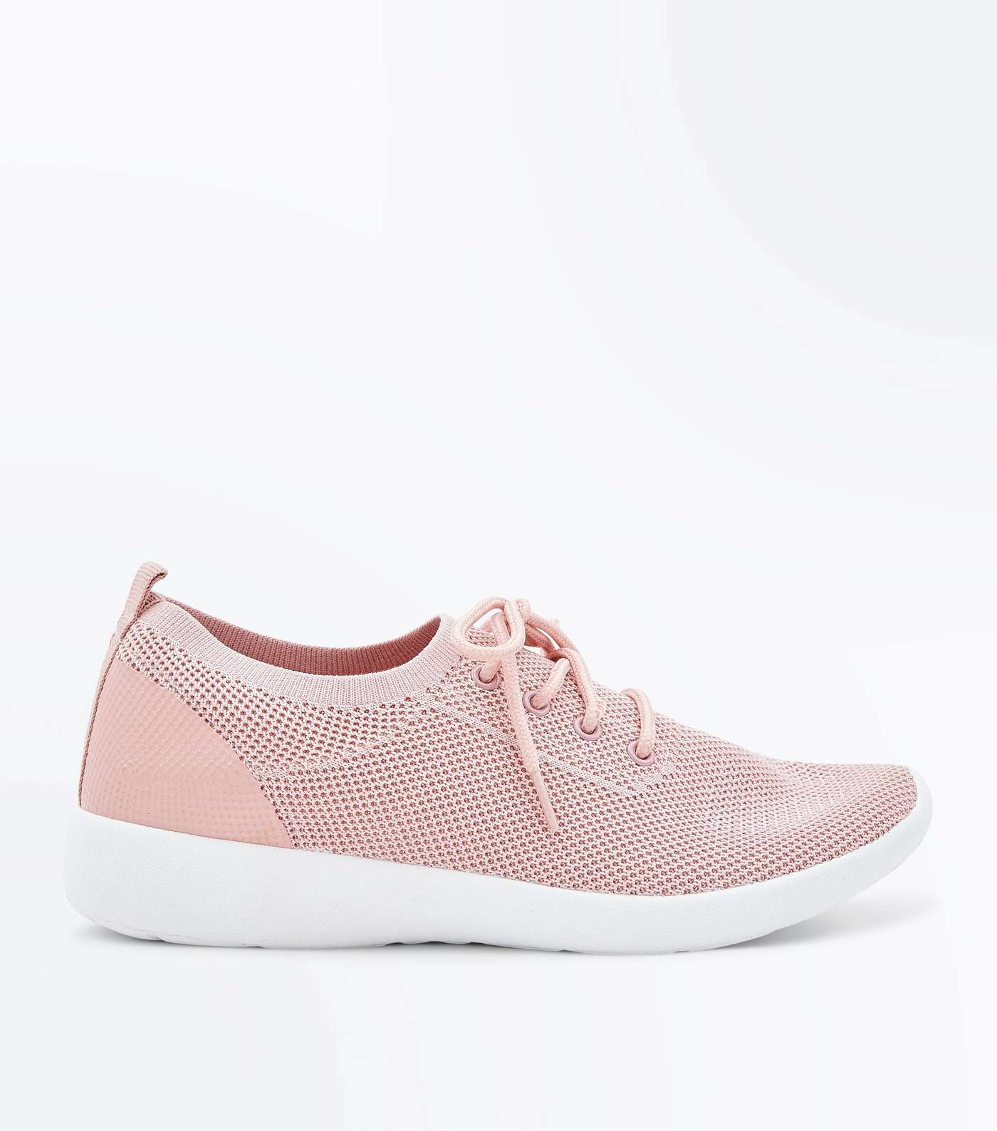 Pink Knit Trainers