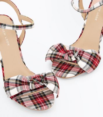 tartan shoes new look