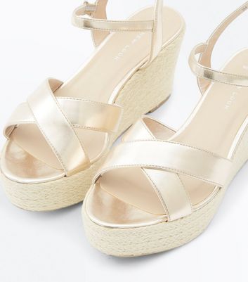 strappy platform espadrilles