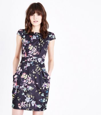 blue vanilla black tulip dress