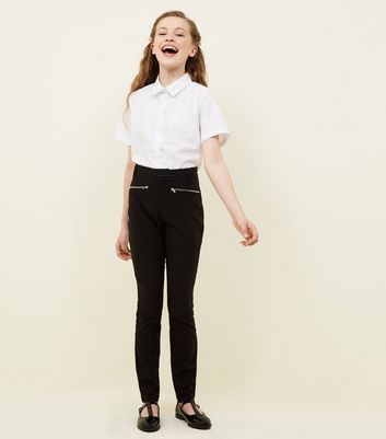 slim school trousers womens