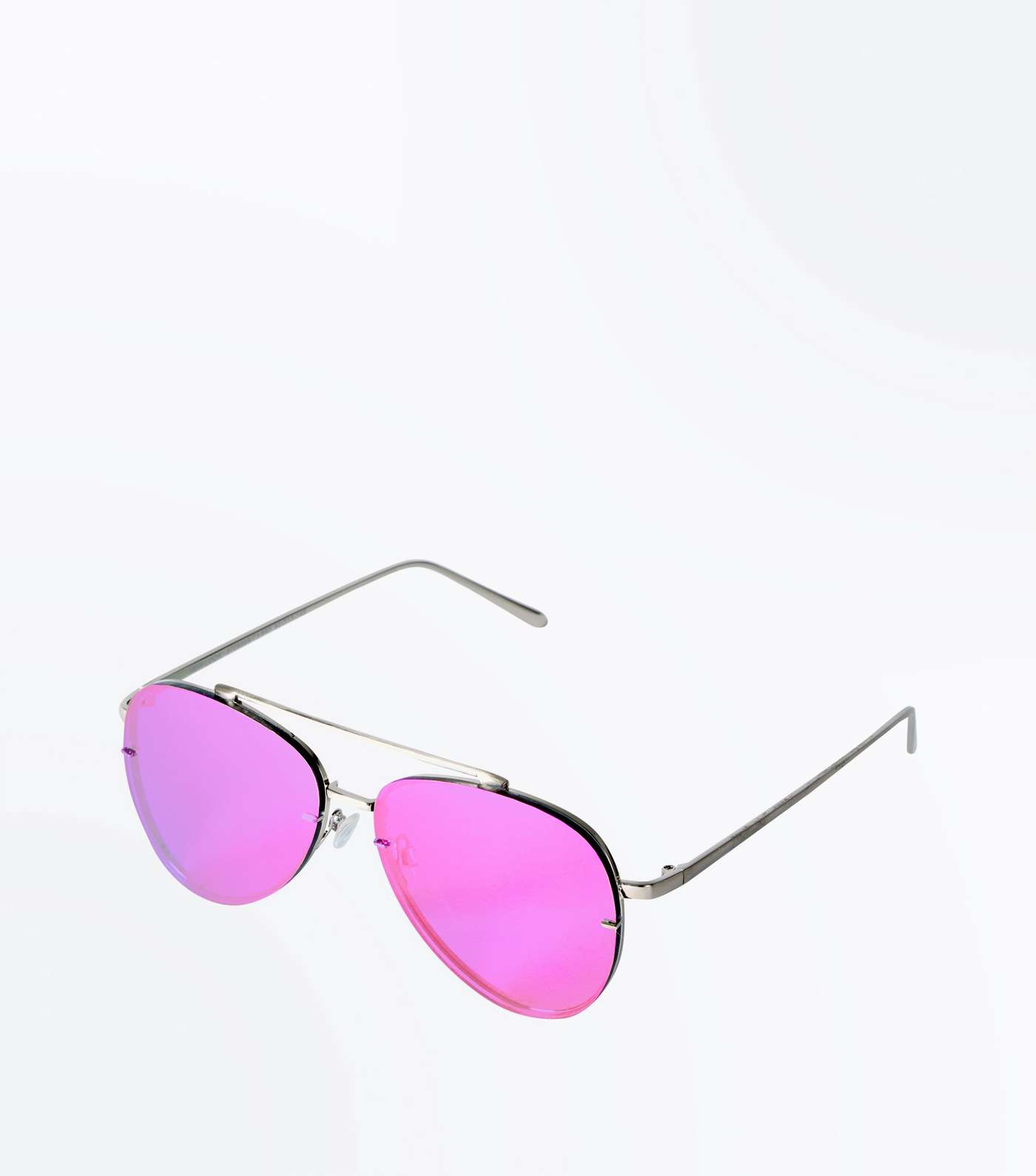 Mid Pink Tinted Aviator Style Sunglasses