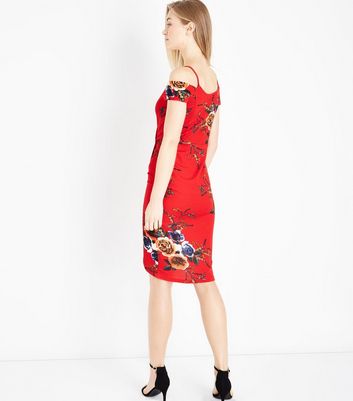 ax paris red wrap dress