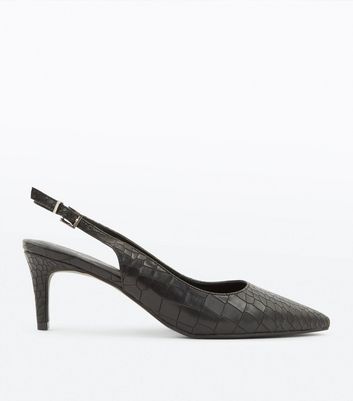 croc slingbacks