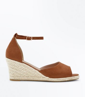 open toe espadrilles wedges