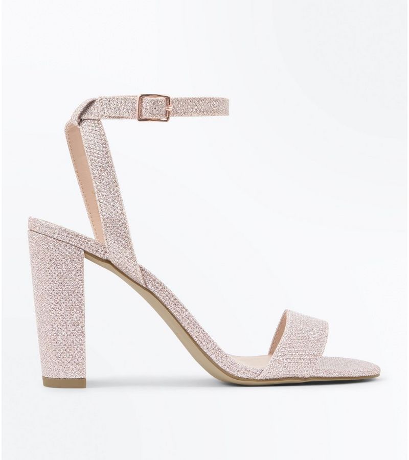 New Look glitter block heel sandals at £22.99 | love the brands