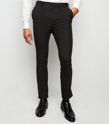 black slim trousers