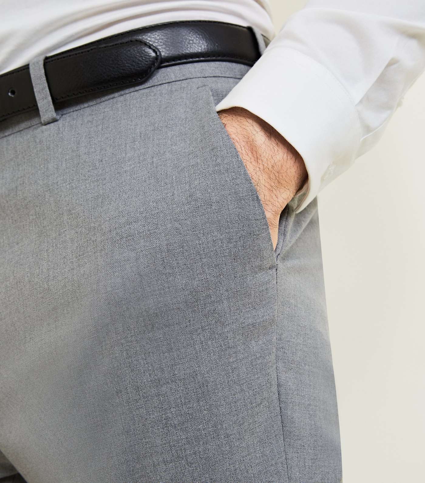 Grey Skinny Trousers Image 5