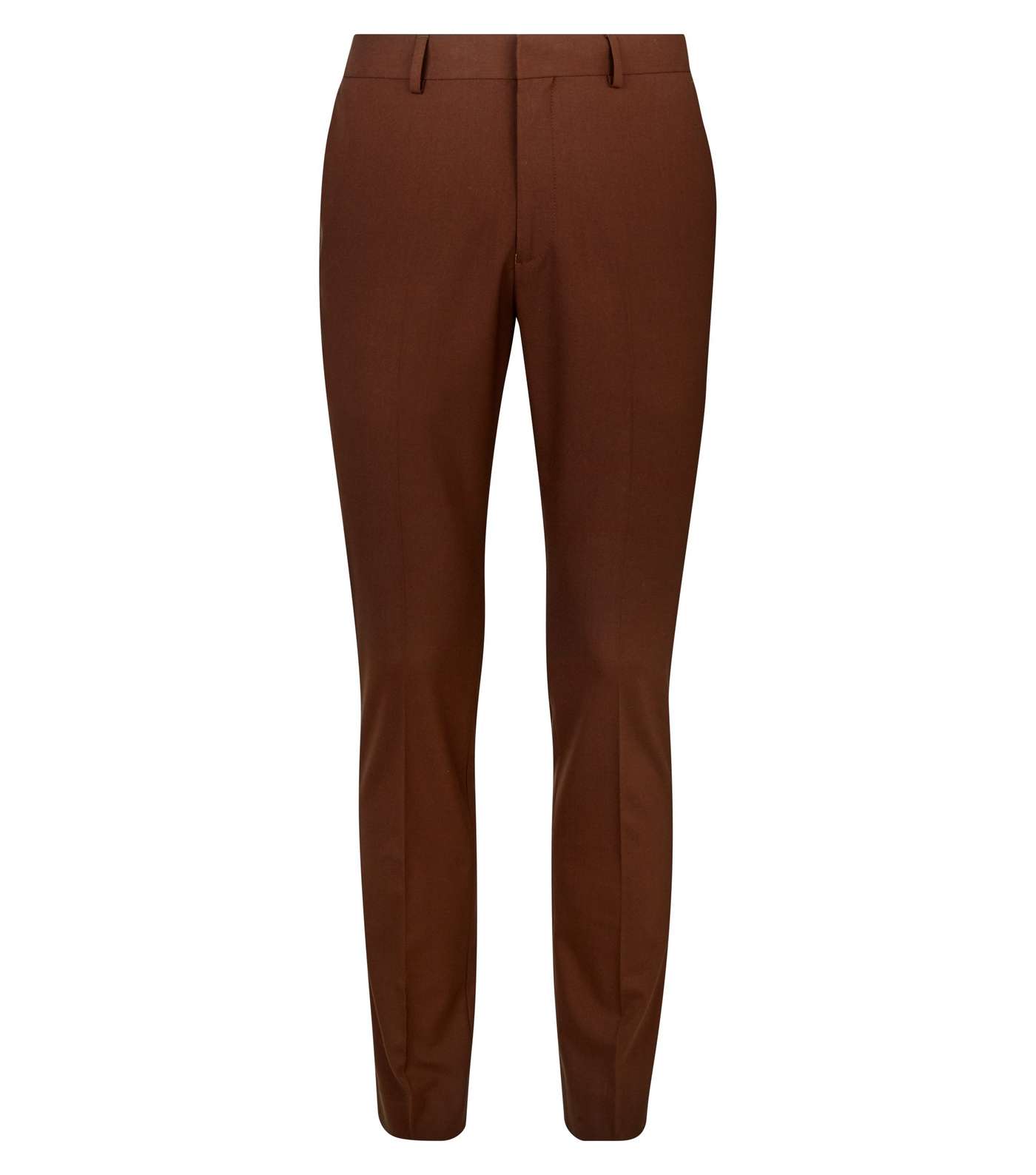 Brown Skinny Trousers Image 4