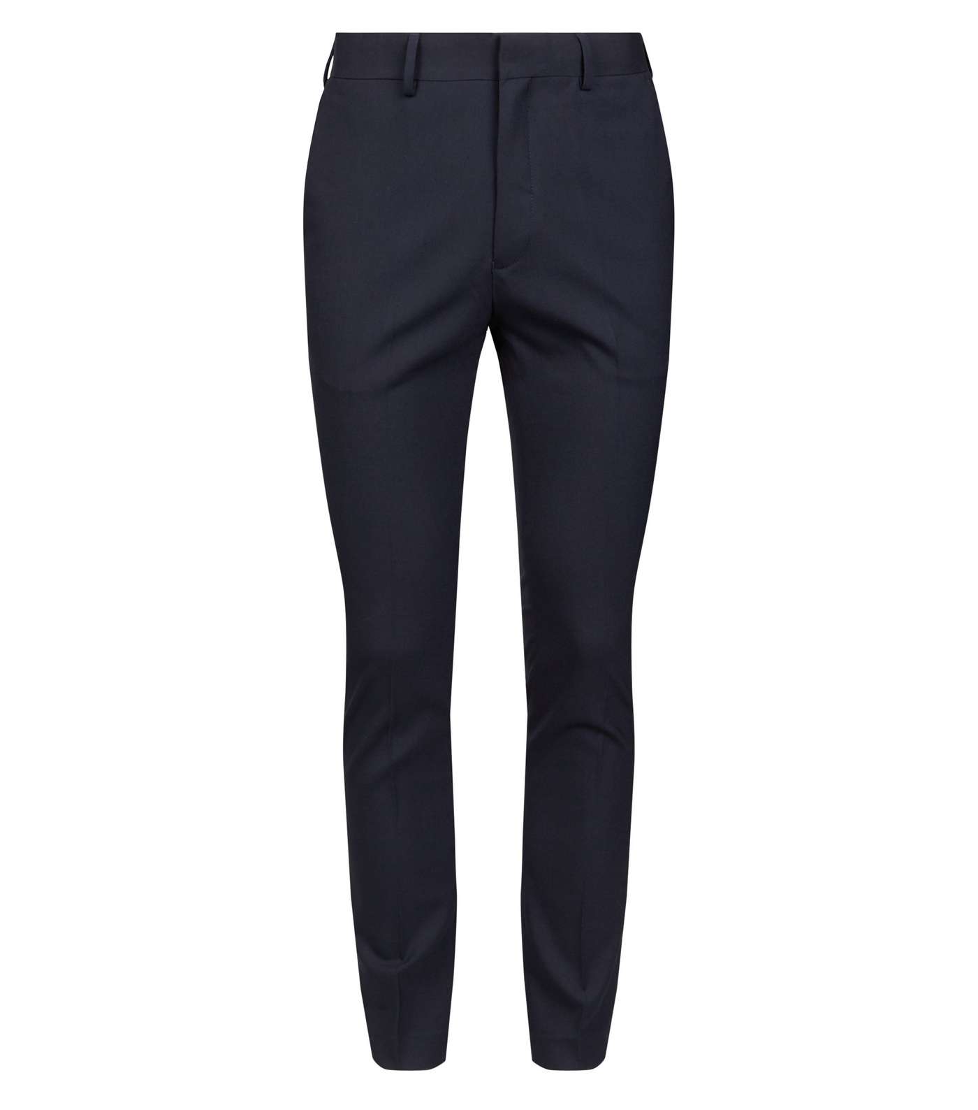 Navy Skinny Trousers Image 4