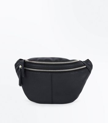 New look black hot sale bum bag