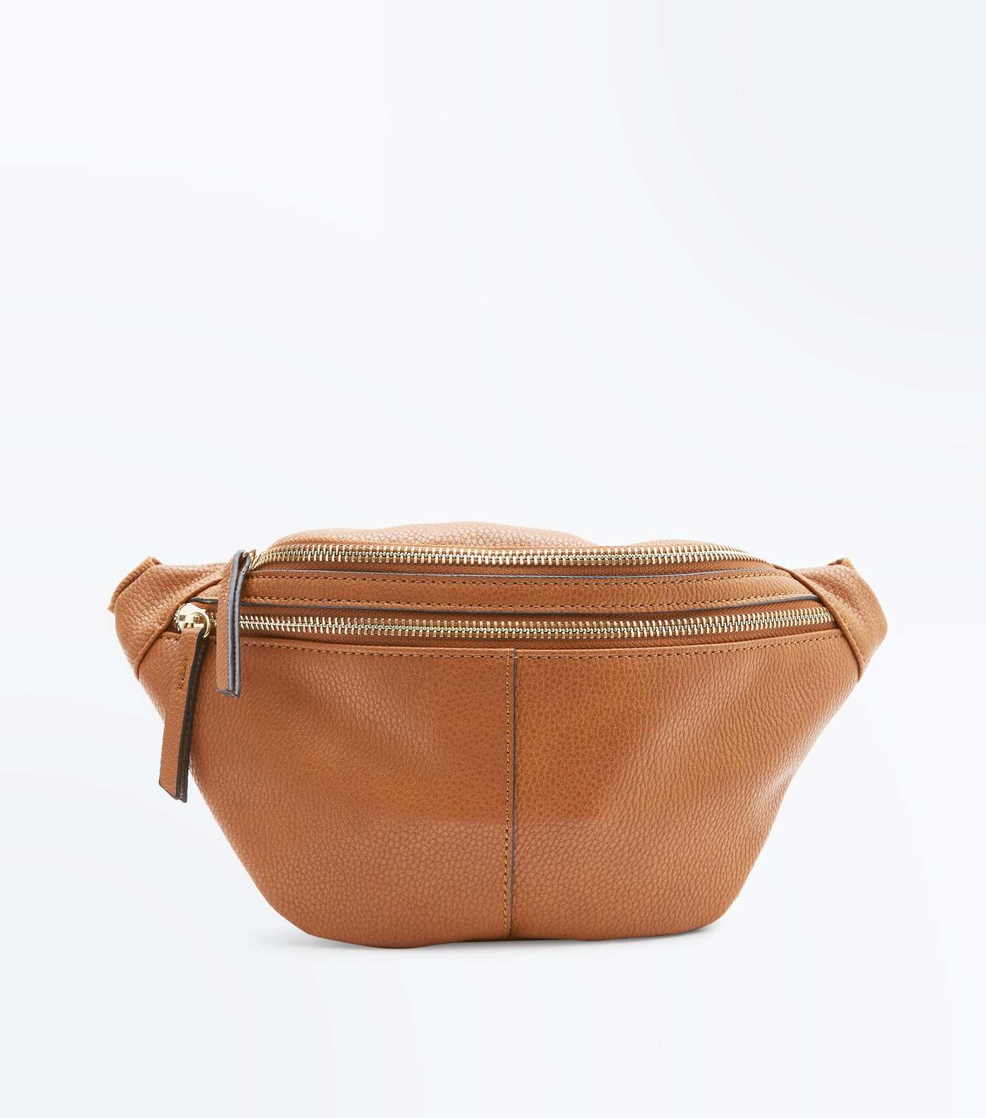 Tan Double Pocket Bum Bag Image 2