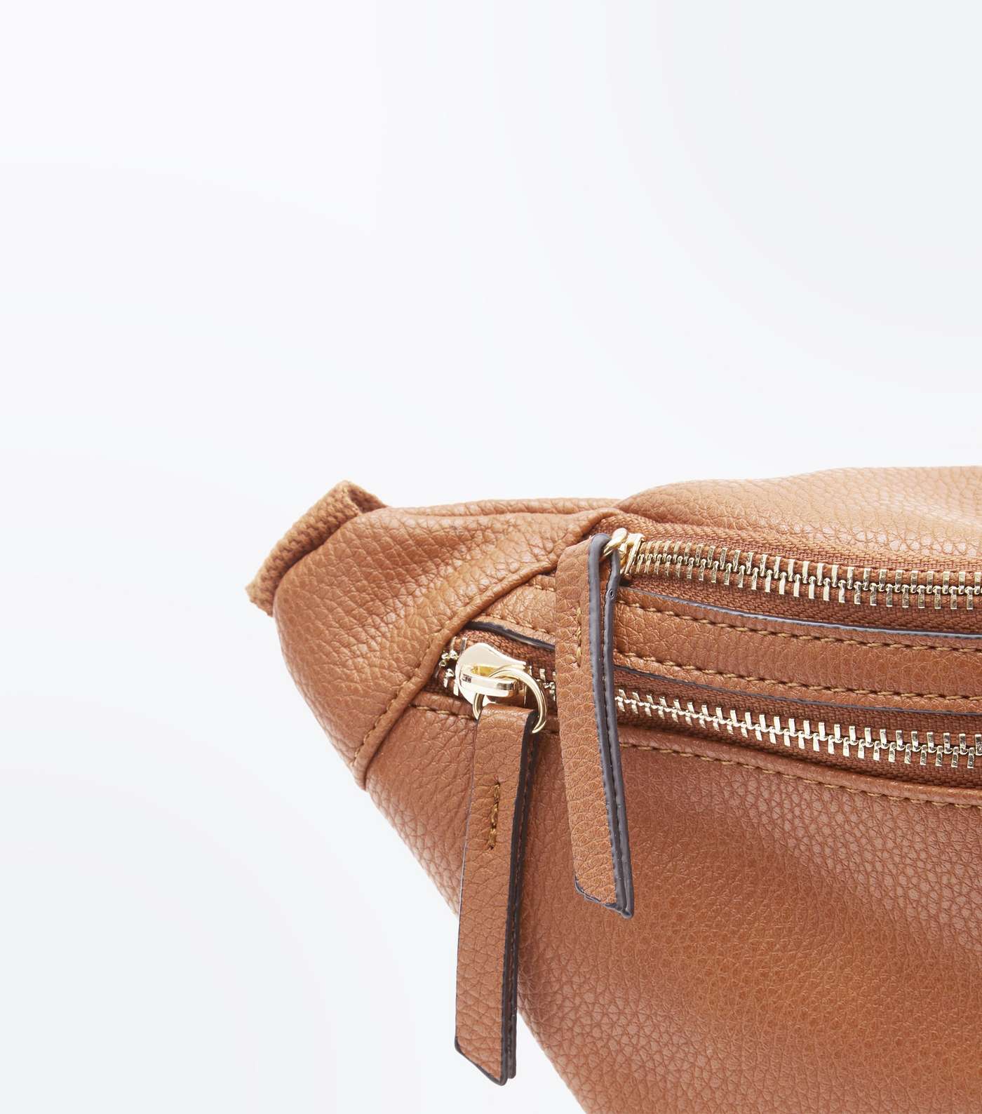 Tan Double Pocket Bum Bag Image 4
