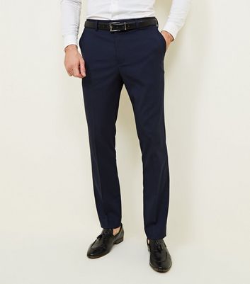 Gant Mens Navy Blue Extra Slim Fit Trousers 1500183  GANT