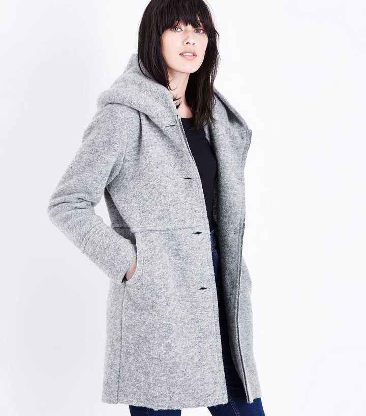 manteau femme en laine avec capuche
