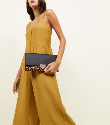 yellow clutch bag new look