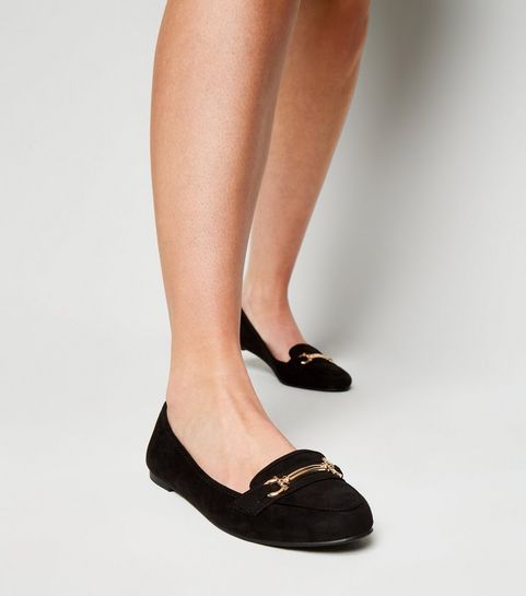 Women's Loafers | Women's Tan & Black Loafers | New look