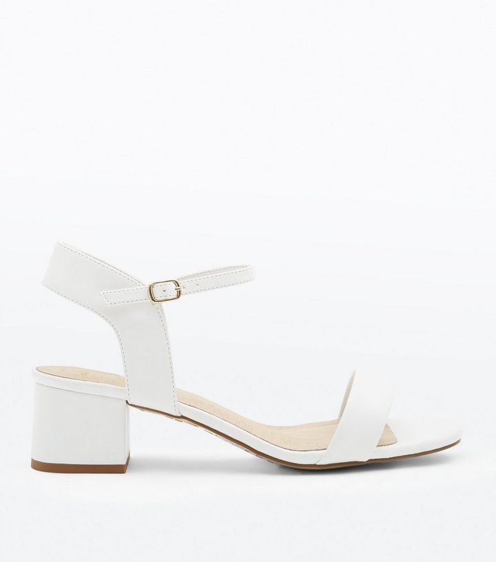 top quality latest exclusive deals Wide Fit White Comfort Flex Block Heel Sandals | New Look top quality latest exclusive deals Wide Fit White Comfort Flex Block Heel Sandals | New Look