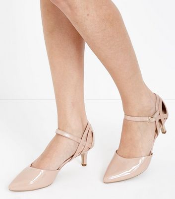 nude wide shoes