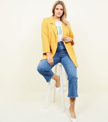 Mustard 2025 longline blazer