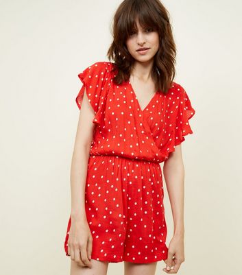 red spot jumpsuit