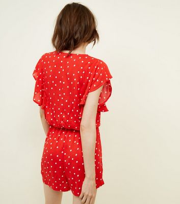 red spot jumpsuit