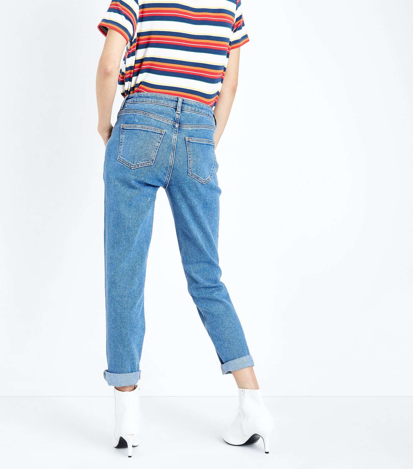 Blue Relaxed Skinny Leyla Jeans Image 3