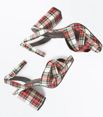 Tartan shoes new on sale look