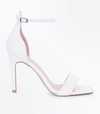 white stilettos new look