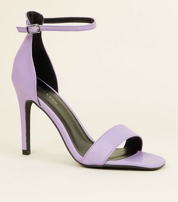 Buy Lilac & Black Heeled Sandals for Women by ELLE Online | Ajio.com