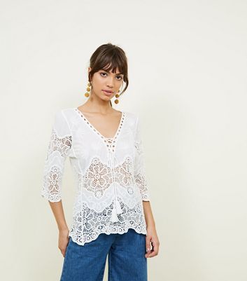 lace up top new look