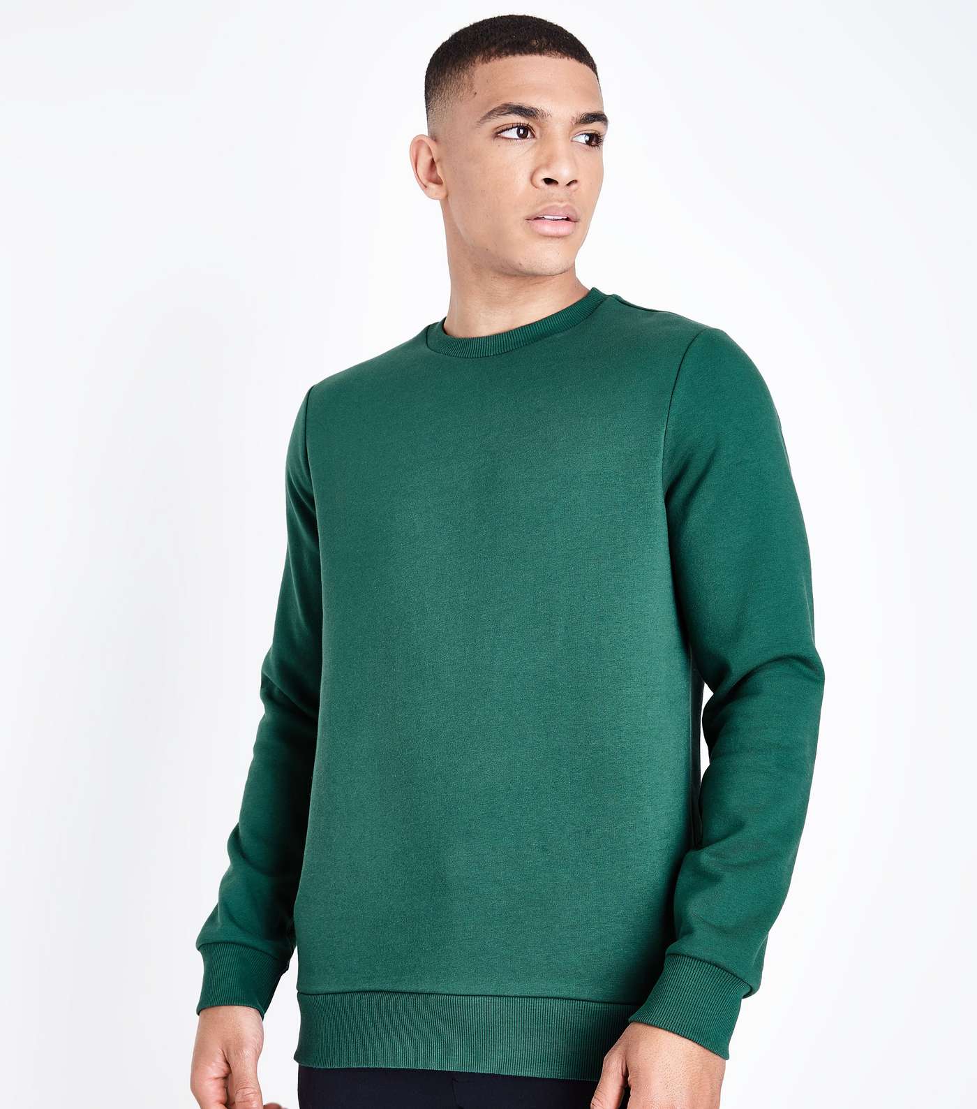 Green Crew Neck Sweatshirt