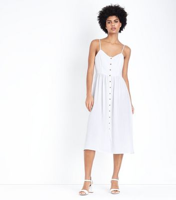 New look white store summer dress