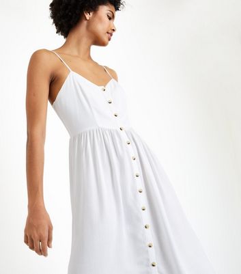 robe mi longue blanche