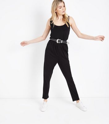 new look black jumpsuit sale