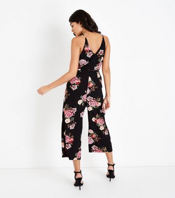 ax paris floral culotte jumpsuit