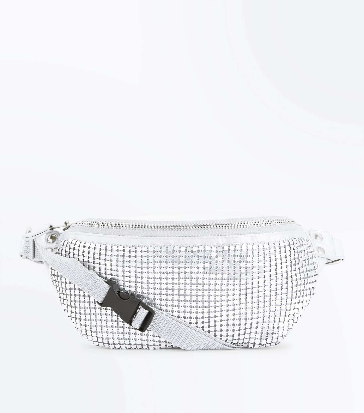 Silver Chain Mail Bum Bag Image 3