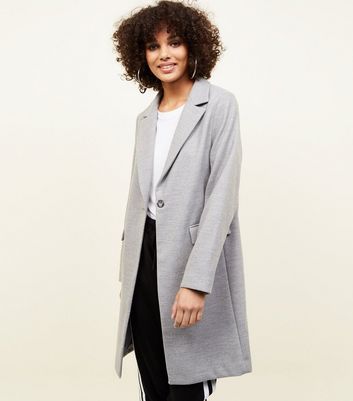 grey formal coat womens