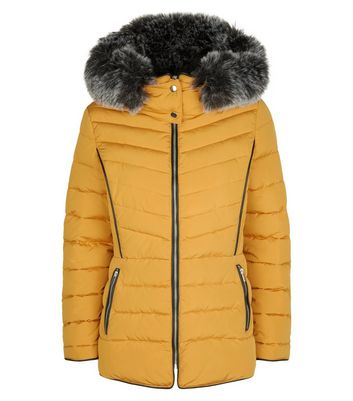 Newlook mustard outlet jacket