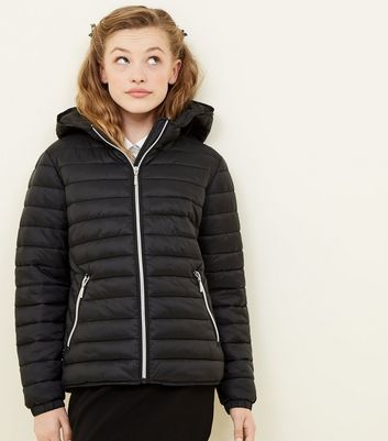 girls black lightweight jacket