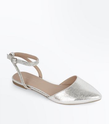 new look silver shoes sale