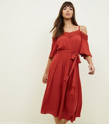 Women's Red Dresses | Burgundy & Dark Red Dresses | New Look