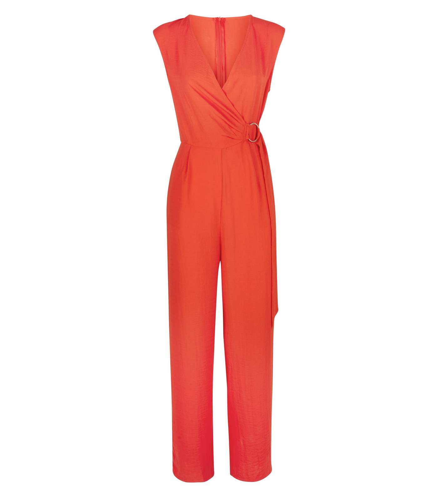 Blue Vanilla Red D-Ring Wrap Front Jumpsuit  Image 3